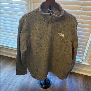 Mens The North Face Tsillan Fleece Half Zip Jacket . Xl . Grey